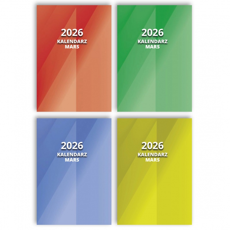 KALENDARZ KIESZONKOWY MARS 2026, Kieszonkowe, Kalendarze