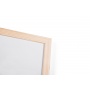 BI-OFFICE Non-Magnetic Dry-Erase Board, lacquered, 60x90cm, wooden frame