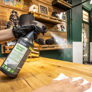 Ekologiczny uniwersalny preparat CLINEX Green Multi, myjący, 1l, Środki czyszczące, Artykuły higieniczne i dozowniki