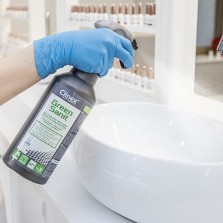 Ekologiczny preparat CLINEX Green Sanit, do mycia sanitariat&oacute;w, 1l, Środki czyszczące, Artykuły higieniczne i dozowniki