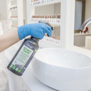 Ekologiczny preparat CLINEX Green Sanit, do mycia sanitariat&oacute;w, 1l, Środki czyszczące, Artykuły higieniczne i dozowniki
