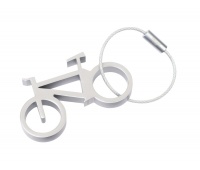 Brelok TROIKA Drahtesel, otwieracz do butelek, rower, srebrny, Ekskluzywne, Gadżety