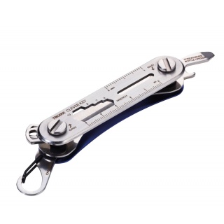 Brelok TROIKA Clever Key, na 6 kluczy, 6 funkcji, niebieski, Ekskluzywne, Gadżety