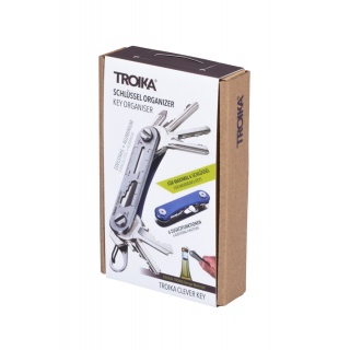 Brelok TROIKA Clever Key, na 6 kluczy, 6 funkcji, niebieski, Ekskluzywne, Gadżety