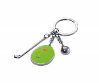Brelok TROIKA Hole In One, 3 charmsy, emaliowany metal, Ekskluzywne, Gadżety