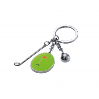 Brelok TROIKA Hole In One, 3 charmsy, emaliowany metal, Ekskluzywne, Gadżety