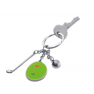 Brelok TROIKA Hole In One, 3 charmsy, emaliowany metal, Ekskluzywne, Gadżety