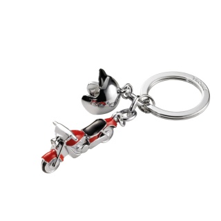 Brelok TROIKA Key Cruising, emaliowany metal, czerwony, Ekskluzywne, Gadżety