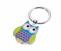 Brelok TROIKA Rosy, emaliowany metal, niebieski, Ekskluzywne, Gadżety