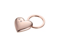 Brelok TROIKA Girls Best Friends Rosy, kryształki Swarovskiego, metal r&oacute;żowe złoto, Ekskluzywne, Gadżety