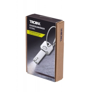 Brelok TROIKA Light Key, z lampką LED, klucz, Ekskluzywne, Gadżety