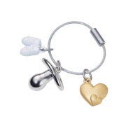 Brelok TROIKA Welcome Baby, 3 zawieszki, metal, Ekskluzywne, Gadżety