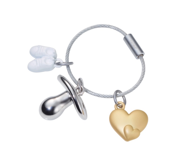 Brelok TROIKA Welcome Baby, 3 zawieszki, metal, Ekskluzywne, Gadżety