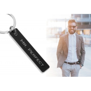 Brelok TROIKA Mr Perfect, emaliowany metal, Ekskluzywne, Gadżety