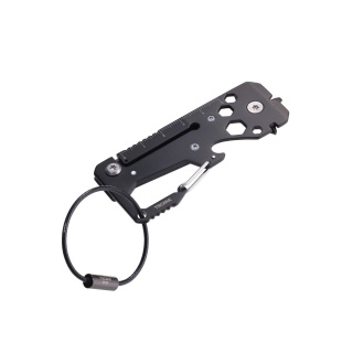 Brelok TROIKA Toolinator, 10 funkcji, stal nierdzewna, czerwony, Ekskluzywne, Gadżety