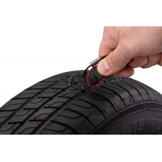 Brelok TROIKA Parcel Cut & Cart, 9 funkcji, czarno-czerwony, Ekskluzywne, Gadżety