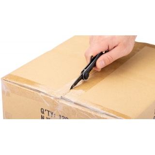 Brelok TROIKA Parcel Cut & Cart, 9 funkcji, czarno‑tytanowy, Ekskluzywne, Gadżety