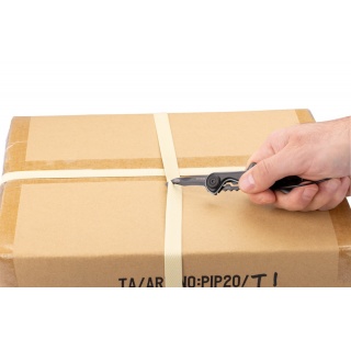 Brelok TROIKA Parcel Cut & Cart, 9 funkcji, czarno‑tytanowy, Ekskluzywne, Gadżety