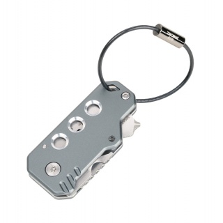 Brelok TROIKA Keytool, 11 funkcji, szary, Ekskluzywne, Gadżety
