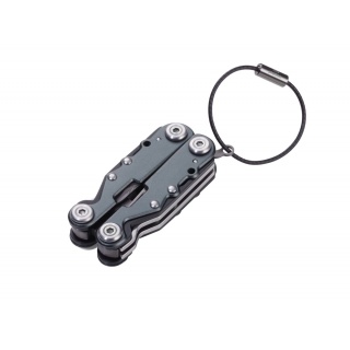 Brelok TROIKA Arbaitsgerat Mini, wielofunkcyjny, szary, Ekskluzywne, Gadżety