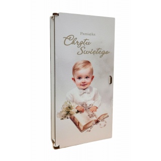 PUDEŁKO UPOMINKOWE PC9 CHRZEST, Pudełka prezentowe, Art. dekoracyjne i prezentowe