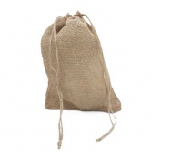 Worek jutowy ze ściągaczem, szer.25cm/wys.35cm, Juta, Art. dekoracyjne i prezentowe