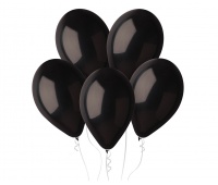 BALONY G120 PASTEL 13" CZARNE 50szt.