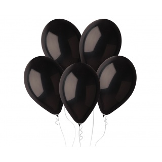 BALONY G120 PASTEL 13" CZARNE 50szt., Balony, Art. na okazje i przyjęcia