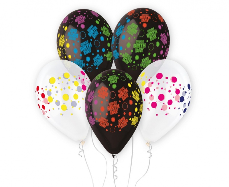 BALONY PREMIUM URODZINOWE GROSZKI 13" /5/ BALONY PREMIUM URODZINOWE GROSZKI 13" /5/, Balony, Art. na okazje i przyjęcia