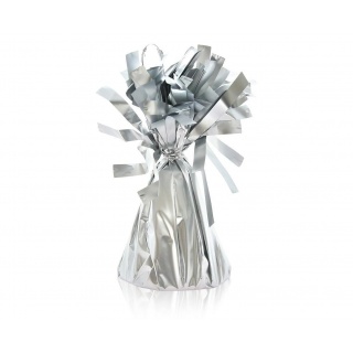 CIĘŻAREK FOLIOWY Z HELEM MOONLIGHT SILVER 145R., Balony, Art. na okazje i przyjęcia
