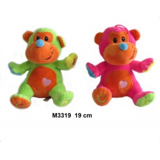 MAŁPA 2 KOL MIX* M3319, Maskotki, Zabawki