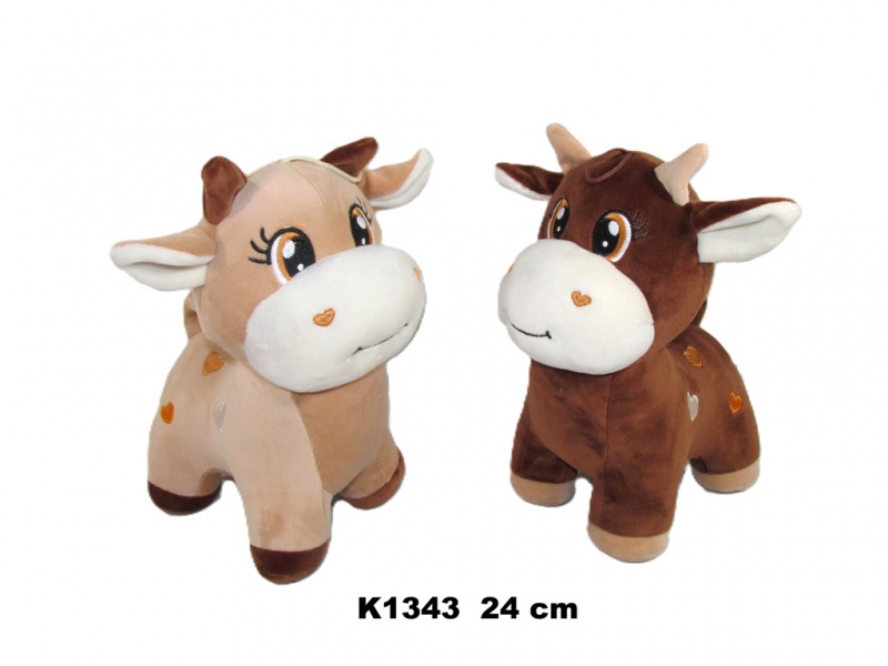 KROWA 2 KOL 24 CM K1343, Maskotki, Zabawki