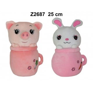 ZWIERZETA 2 ASST 25 CM Z2687, Maskotki, Zabawki