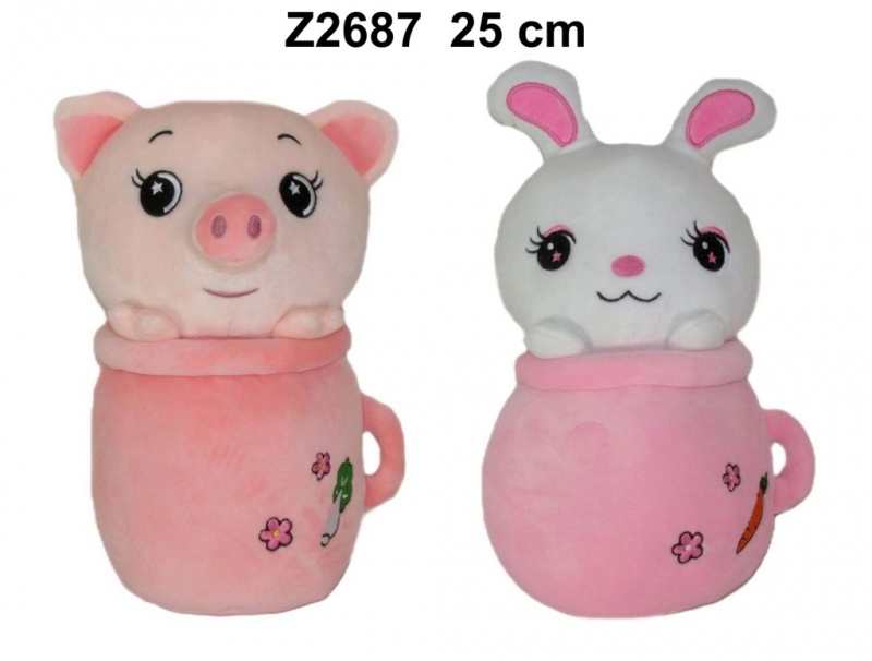 ZWIERZETA 2 ASST 25 CM Z2687, Maskotki, Zabawki