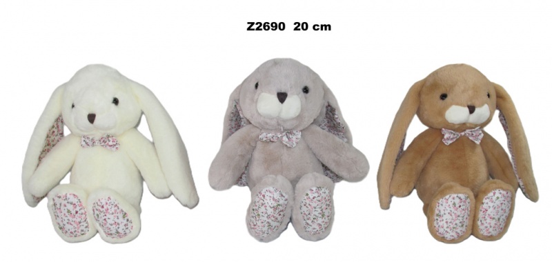 ZAJAC 3 KOL 20 CM Z2690, Maskotki, Zabawki