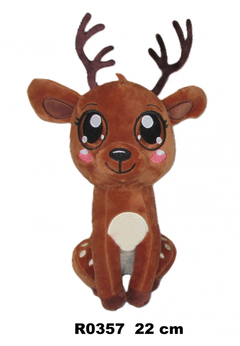 RENIFER BRĄZ SUN-DAY R0357, Maskotki, Zabawki