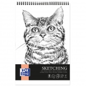 BLOK SZKICOWY OXFORD ARTISTIC NA SPIRALI A4 80K.