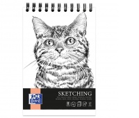 BLOK SZKICOWY OXFORD ARTISTIC NA SPIRALI A6 80K.