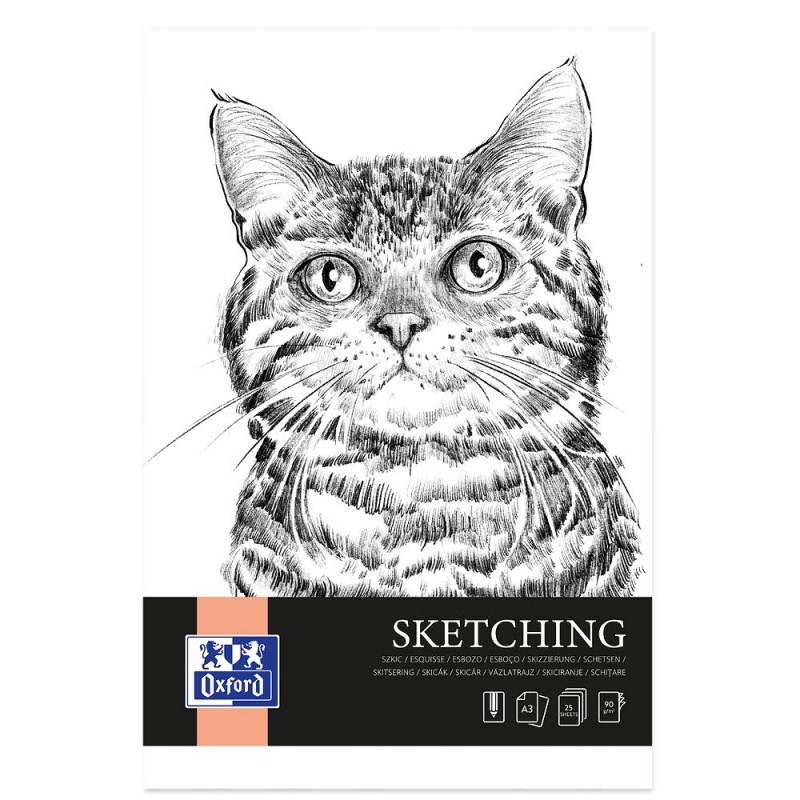 BLOK SZKICOWY OXFORD ARTISTIC A3 25K., Bloki, Zeszyty i bloki