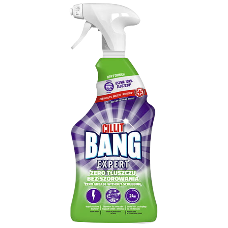 CILLIT BANG SPRAY ZERO TŁUSZCZU 750ml., Środki czyszczące, Art. higieniczne i dozowniki