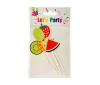 TOPPER*BR OWOCE 600 11x19,5cm; 12/600, Dekoracje, ozdoby, Art. na okazje i przyjęcia