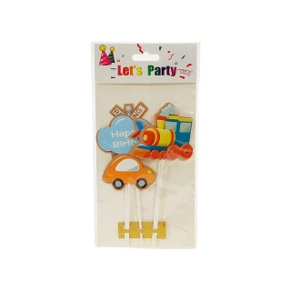 TOPPER*BR POJAZDY 600 14x27cm; 12/600, Dekoracje, ozdoby, Art. na okazje i przyjęcia