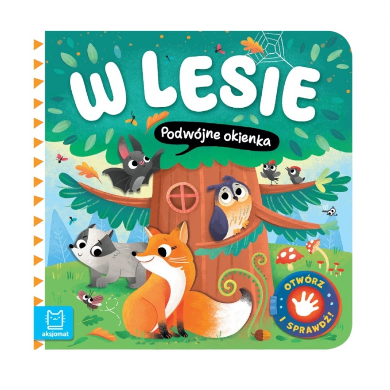 W lesie. Podwójne okienka. Otwórz i sprawdź!, Do czytania, Książeczki