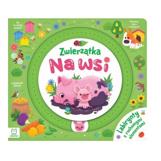 Zwierzątka na wsi. Labirynty z ruchomymi elementam, Do czytania, Książeczki