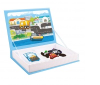 KSIĄŻKA MAGNETYCZNA - PUZZLE POJAZDY 3006, Kreatywne, Zabawki