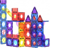 KLOCKI MAGNETYCZNE 100EL. 3044, Kreatywne, Zabawki