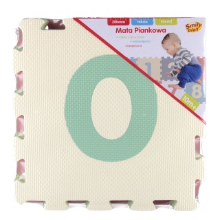 MATA PIANKOWA PASTELOWA CYFRY 7364, Dla najmłodszych, Zabawki