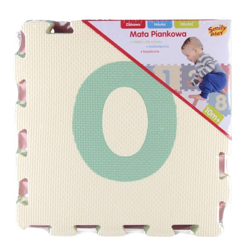 MATA PIANKOWA PASTELOWA CYFRY 7364, Dla najmłodszych, Zabawki