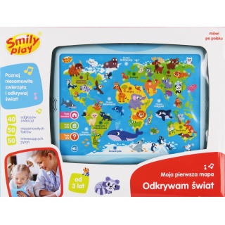 ODKRYWAN ŚWIAT MOJA PIERWSZA MAPA 3037, Edukacyjne, Zabawki