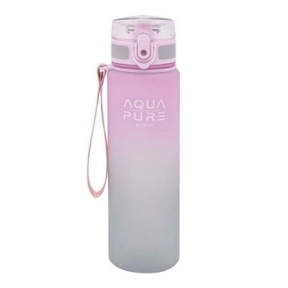 Bidon AQUA PURE by ASTRA 600ml.pink/grey, Bidony, Bidony i śniadaniówki